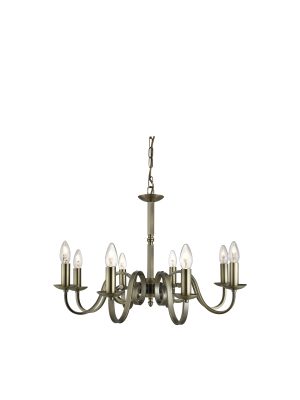 Richmond 8Lt Pendant - Antique Brass Metal