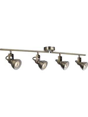 Focus 4Lt Split Bar Spotlight - Antique Brass Metal
