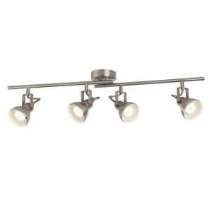 Focus 4Lt Spotlight Bar - Satin Silver Metal