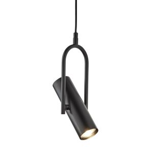 Telescope Pendant - Matt Black Metal