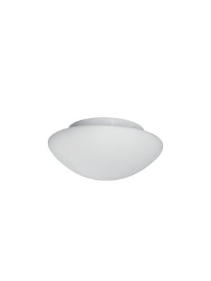 Tokyo Flush - White Metal & Opal Glass
