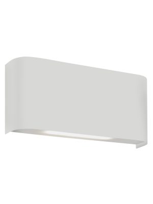 Match Box  2Lt Up/Down Wall Light - White Metal
