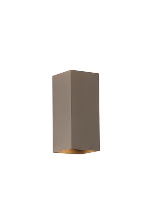 Don Square Up&Down Wall Light, GU10, Latte