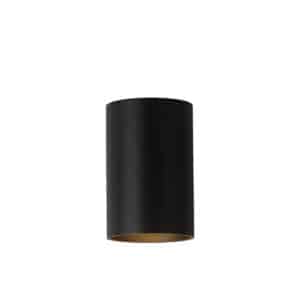 Cyls Cylinder Down Wall Light, GU10, Black