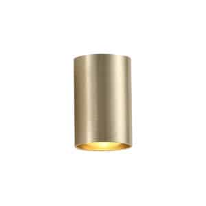 Cyls Cylinder Down Wall Light, GU10, Gold