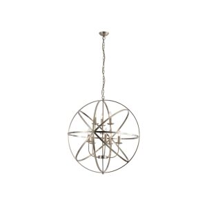 Orbit 8Lt Pendant, Antique Brass Metal