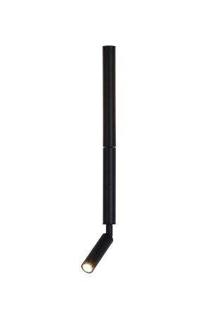 Architect LED Wall Light with Reading Arm, Black Metal
