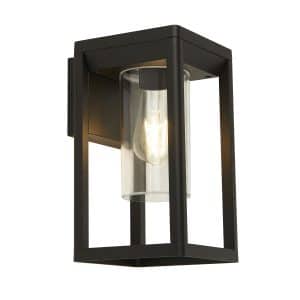 Atlanta Outdoor Wall Light - Black Metal