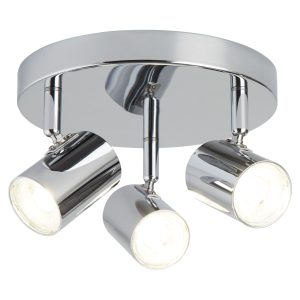 Rollo 3Lt Round Spotlight  - Chrome Metal
