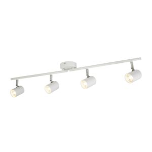 Rollo 4Lt Split Bar Spotlight  - White Metal
