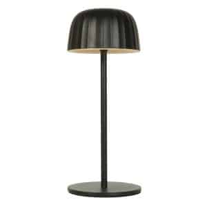 Ezra Outdoor Rechargeable Table Lamp, Black