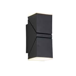 Montana LED Outdoor Wall Light, Black