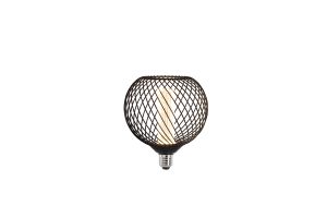 RN metal cage RN-BMC125152T black color 4.5W dimmable