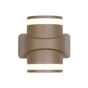 Grip LED Outdoor Wall Light, Gold