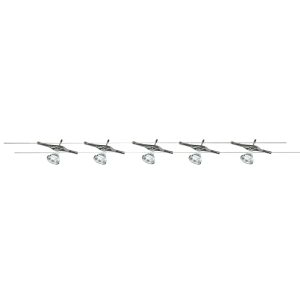Cable & Spot 5Lt LED Kit - Chrome Metal