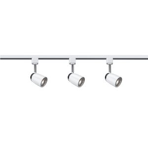 Track & Spot 3Lt LED Kit -White Metal