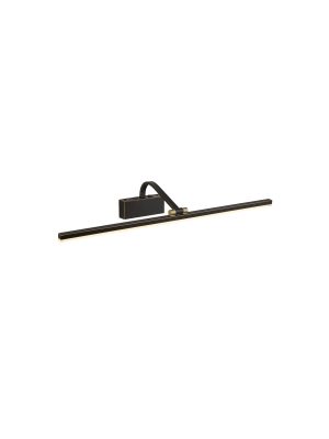 Bilbao Picture Light - Black & Brushed Gold Metal