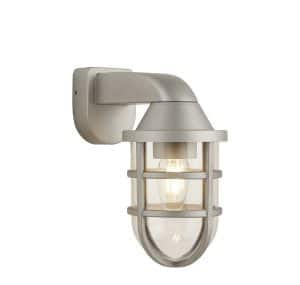 Seaside Outdoor Wall Light - Silver Plastic