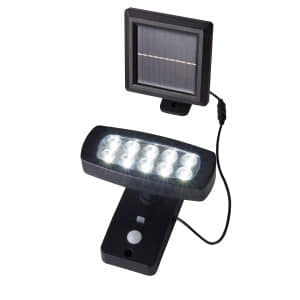 Solar Outdoor Wall Light - ABS & Clear Polycarbonate