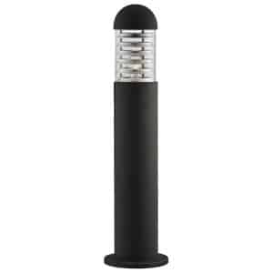 Bronx Outdoor Post- Black Metal & Polycarbonate