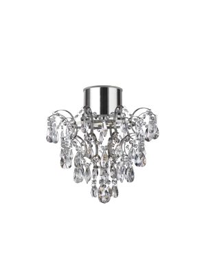 Belle Chandelier  - Chrome Metal & Clear Crystal