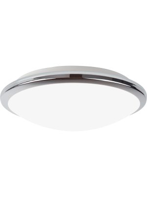 Knutsford Flush  - Chrome Metal & Glass