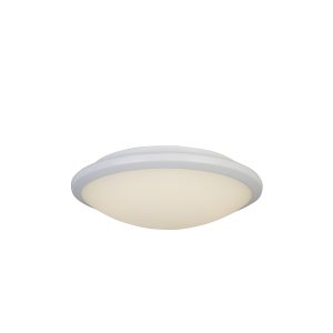 Knutsford Flush - White & Frosted Glass