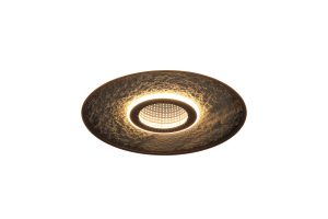 Lumadisc LED Flush, Matt Black