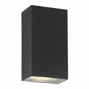 Stirling Outdoor Wall Light - Black Metal & Glass