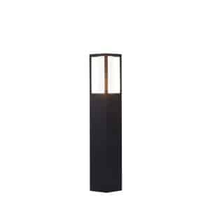 Avenue Outdoor Post - Black Metal & Matt White Polycarbonate