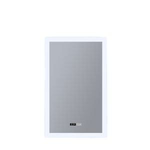Rectangle Bathroom Mirror-Digital Clock,Demister Pad