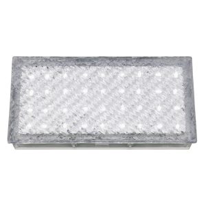 Walkover Outdoor Recessed - White Metal & Polycarbonate