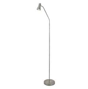 Jolly Floor Lamp - Satin Silver Metal
