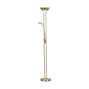 Mother & Child LED Dimmable Floor Lamp - Satin Brass