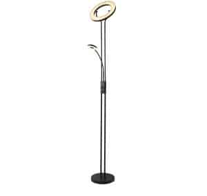 Mother & Child Floor Lamp - Matt Black Metal