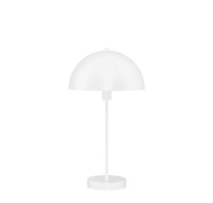 Mushroom Table Lamp - White Metal