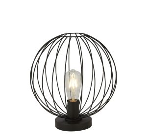 Rondo Table Lamp - Black Metal
