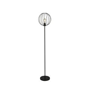 Rondo Floor Lamp - Black Metal