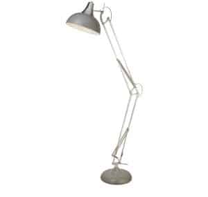 Goliath Task Lamp - Chrome & Grey Metal