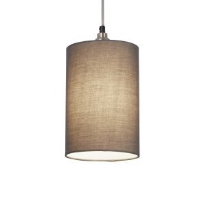 Clyde Cylinder Shade 16cm - Charcoal