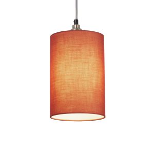 Clyde Cylinder Shade 16cm - Terracotta