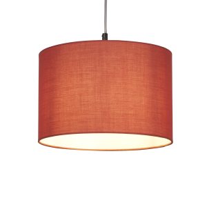 Clyde Drum Shade 30cm - Terracotta