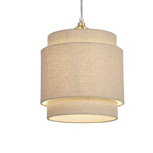Finn Tiered Shade 25Cm Natural
