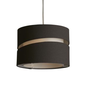 Finn Two Tier Shade 28Cm Grey