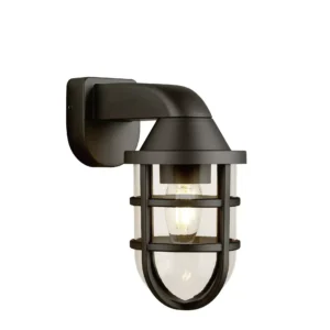 Seaside Outdoor Wall Light - Black Plastic