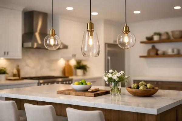 How to Light a Kitchen Island Beautifully