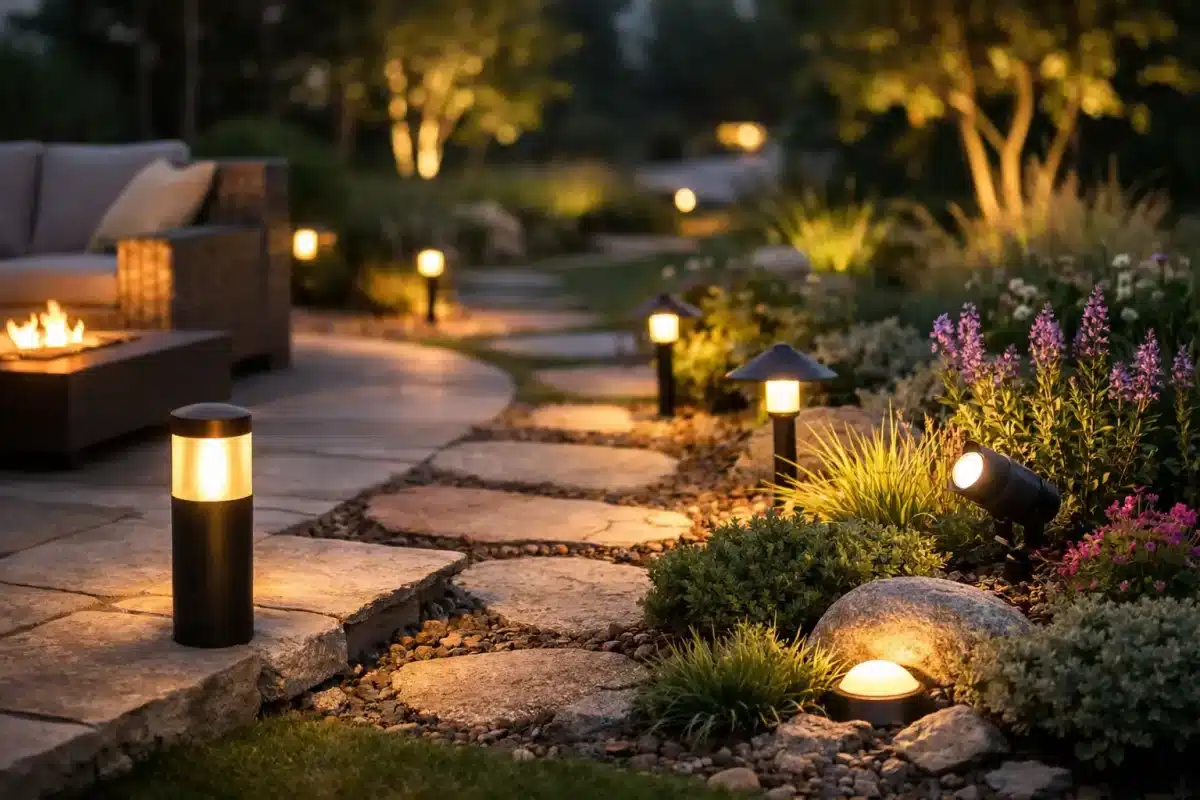 Garden Lights for Patios, Paths and Planting