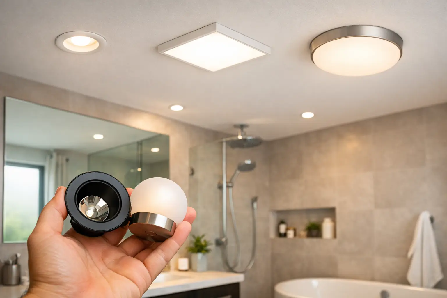 How to Choose Bathroom Ceiling Lights for Your Home