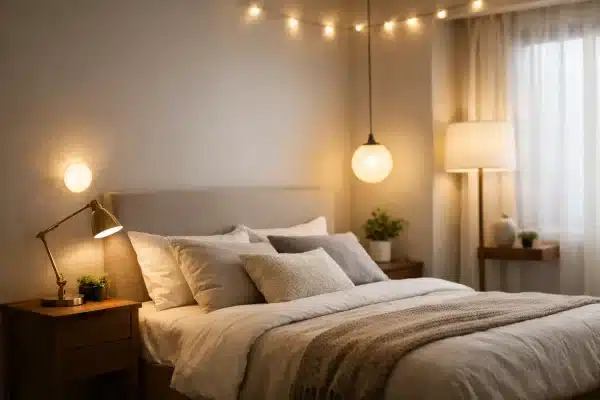 How to Light a Small Bedroom Without Clutter