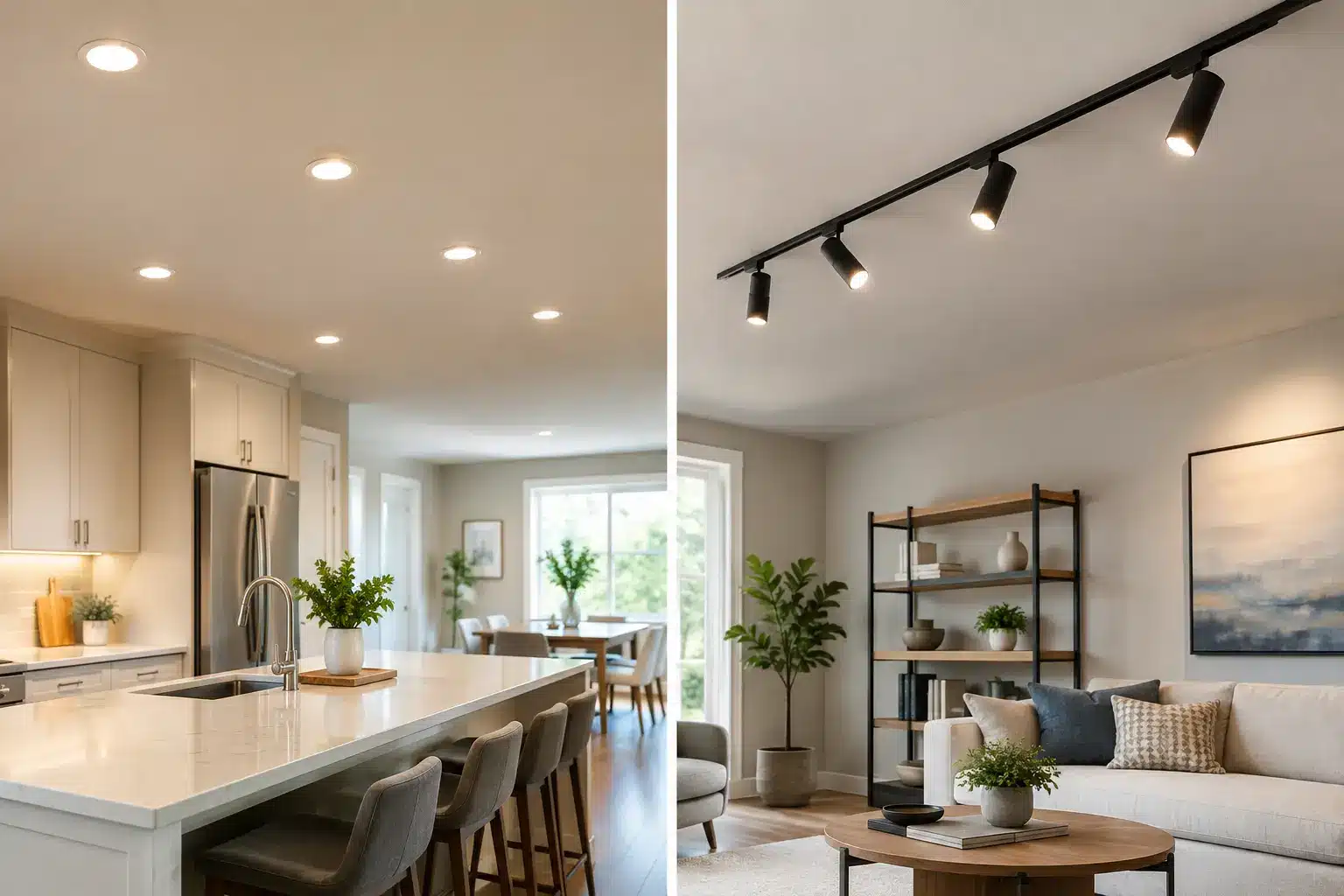 Downlights Versus Track Lighting for Your Home